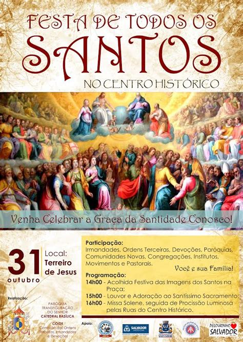 Festa De Todos Os Santos No Centro Histórico Arquidiocese De São