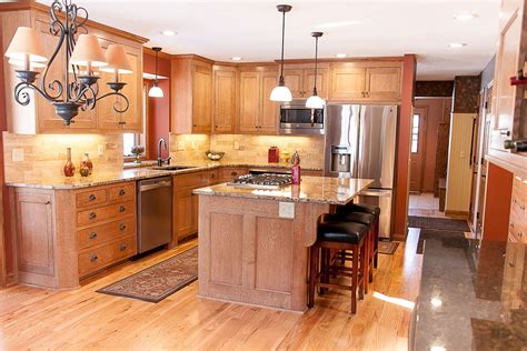 Natural Oak Kitchen Cabinets Gobuy Wallpapers