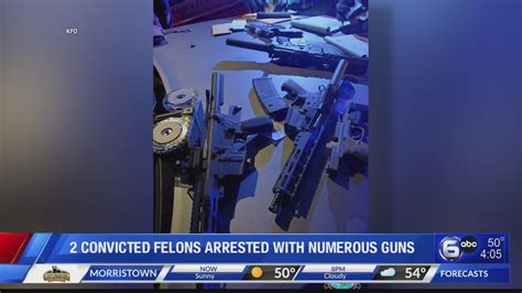 2 convicted felons arrested with numerous guns youtube