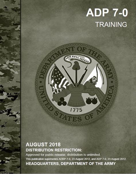 Army Releases New Training Reference Army Doctrine Publication Adp