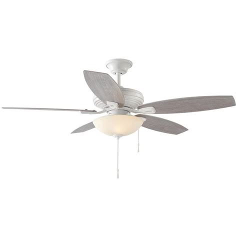 72 inch ceiling fans with lights. Hampton Bay North Pond 52 in. LED Outdoor Matte White ...