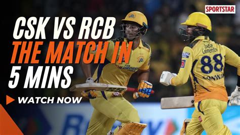 Ipl 2024 Highlights Csk Vs Rcb Olia Maighdiln