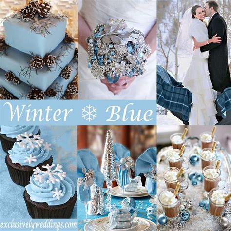 Winter Wedding Whats Your Color Exclusively Weddings Blue