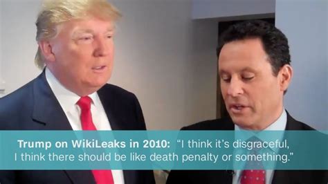 trump in 2010 wikileaks ‘disgraceful there ‘should be like death penalty or something cnn