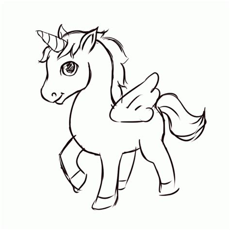 These free printable unicorn coloring pages makes a wonderful coloring activity for those who love mythical creatures. Unicorn A coloring page of flying baby unicorn coloring pages