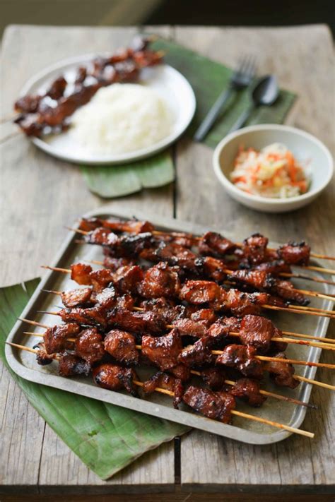 Filipino BBQ Pork Skewers Hungry Huy