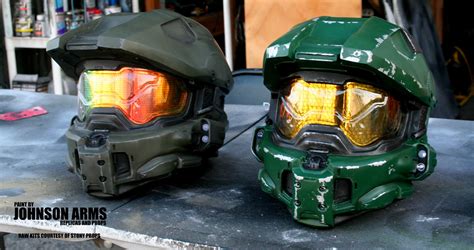 Halo 45 Master Chief Helmet Replicas By Johnsonarmsprops On Deviantart
