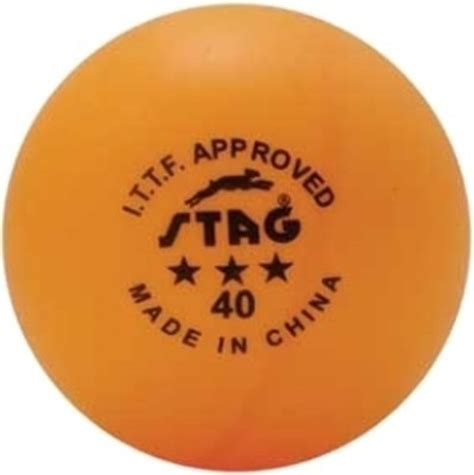 Use a small wooden or plastic racket to bounce the ball on your opponent's side, if they fail to do the same, it's your point. Stag Three Star Ping Pong Ball - Size: Standard - Buy Stag ...