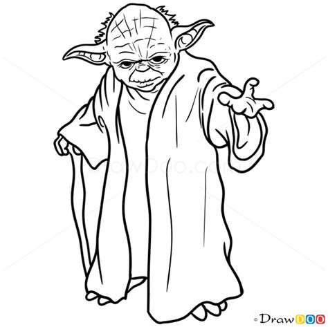 How To Draw Yoda Star Wars