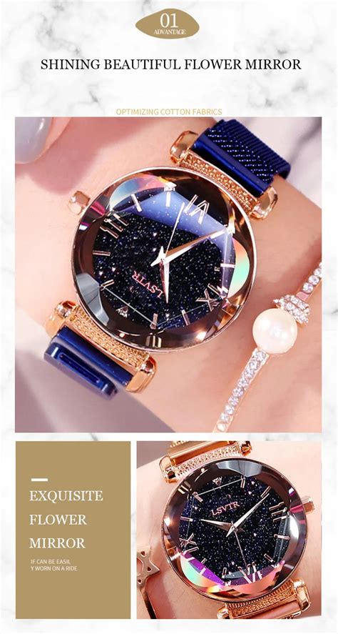 Luxury Rose Gold Women Watches Fashion Elegant Magnet Buckle Ladies Wrist Watches 2019 Best