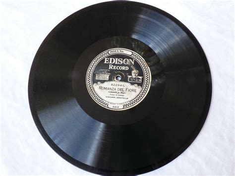 Antique 1912 1929 Edison Diamond Record Thick Disc Phonograph 82294