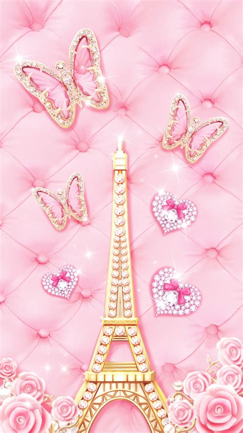 Romantic vector pink background with cute bow and pattern. Cute Pink Wallpapers for iPhone (83+ images)