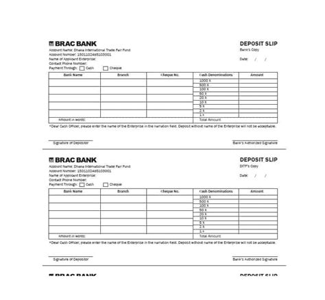 Create deposit slips for any bank online. 10+ Deposit Slip Examples and Templates - PDF, DOC | Examples