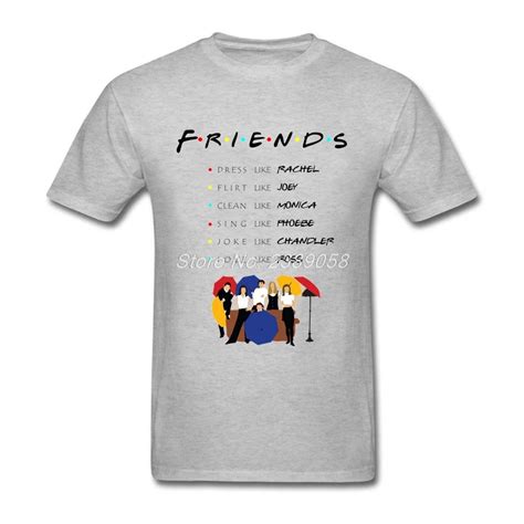 T Shirts Men Hipster Short Sleeve Be Like Friends Tv Show Tshirt Online