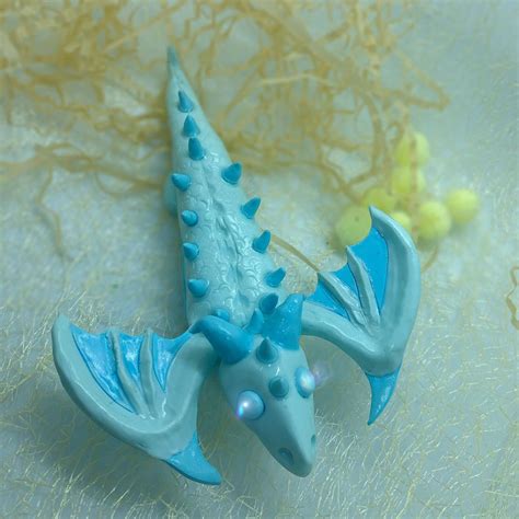Adopt Me Toy Frost Dragon T Surprise Handmade Craft Polymer Clay