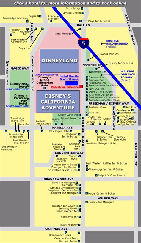 If you're thinking of visiting maps during a weekend: Anaheim Map - TravelsFinders.Com