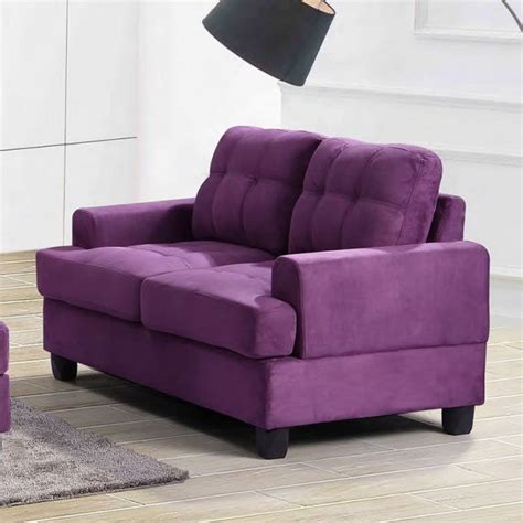 G517 Loveseat Purple Glory Furniture Furniture Cart