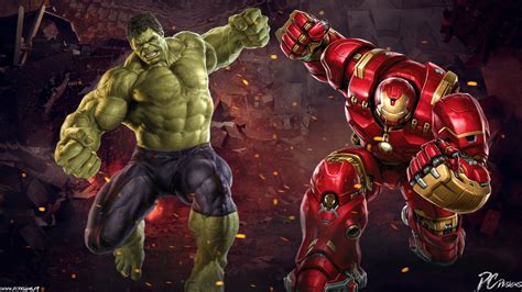 Hulk Vs Iron Man Wallpapers Top Free Hulk Vs Iron Man Backgrounds