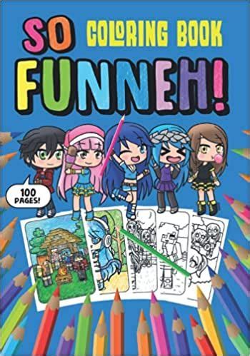 Funneh And The Krew Colouring Book Coloring Books Roblox Kindle Reading