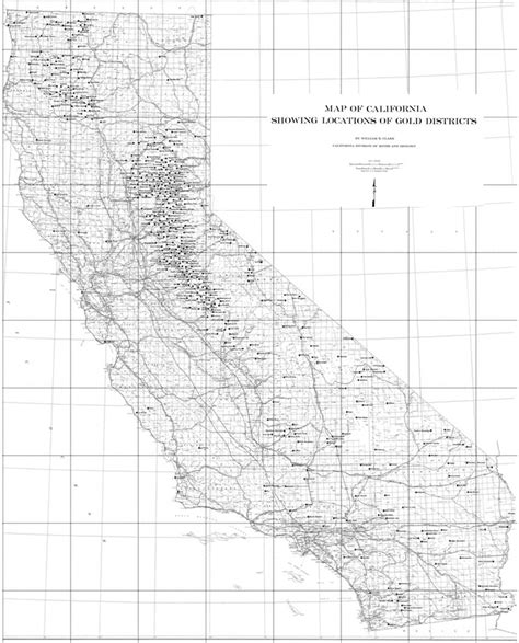 The california department of conservation is home to the california geological survey (cgs). Map of California Gold Districts - Western Mining History