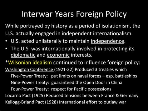 Ppt The United States During The Interwar Years 1920 1941