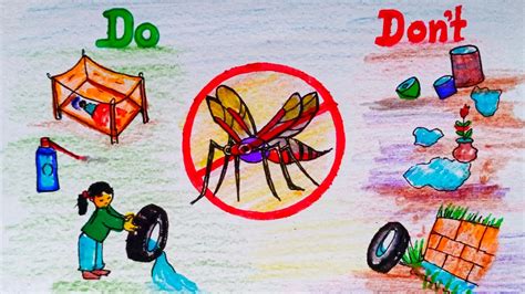 Dengue Awareness Poster Drawing How To Draw Dengue Awareness