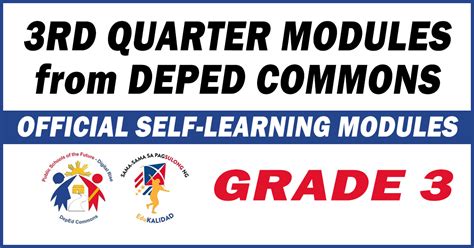 Grade Self Learning Modules From Deped Commons Rd Quarter Depedclick
