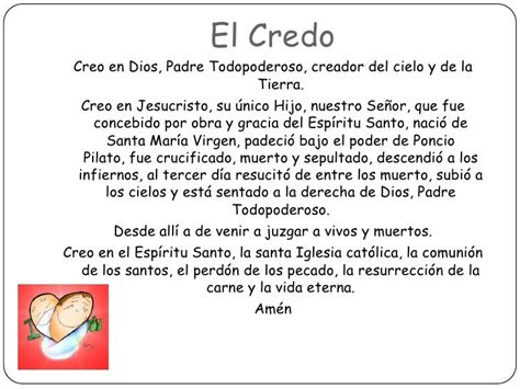 Rezo Del Credo Credo Para Niños Catesismo Pinterest Otro