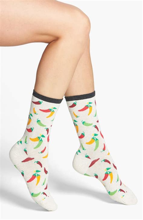 Hot Sox Chili Peppers Crew Socks Nordstrom