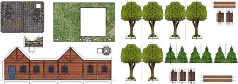 The Wooden Hut Paper Model By Papermau Download Now This Is