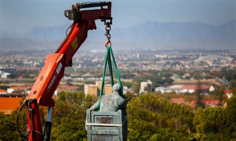 Cheers And Protests As University Of Cape Town Removes Cecil Rhodes