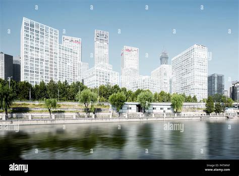 China Beijing Central Business District Stock Photo Alamy