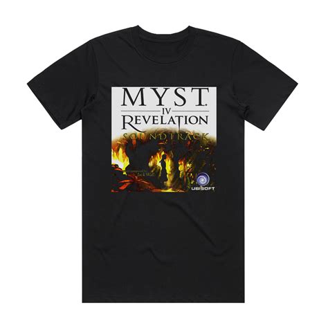 Jack Wall Myst Iv Revelation Album Cover T Shirt Black Album Cover T