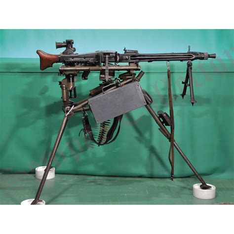 Mg42 Machine Gun And Laffette Tripod And Mgz34 Optical Sight Original Vh