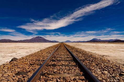 Salar De Uyuni Bolivia World Largest Salt Flat Railway Enrico