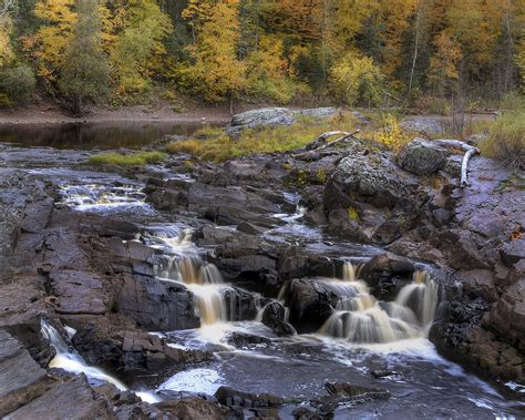 Falls In The Fall St Louis River At Jay Cooke State Park The