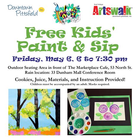 Indoors Out Kids Paint And Sip Downtown Pittsfield Western