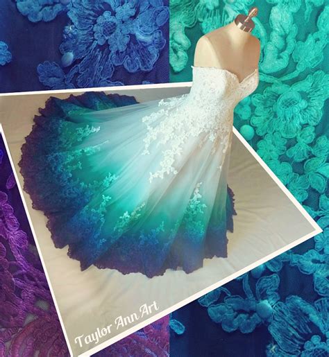 You Need To Take A Look At This Beautiful Dip Dye Wedding Dresses