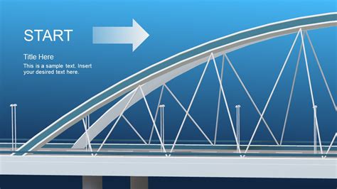Animated 3d Bridge Powerpoint Template Slidemodel