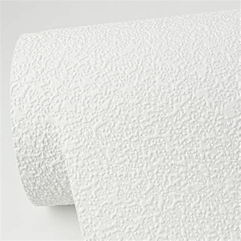 4000 96299 Stinson White Stucco Texture Paintable Wallpaper By Brewster