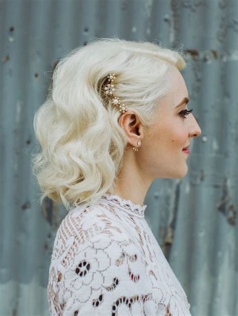 10 Gorgeous Bridal Hairstyles For Short Hair Easy