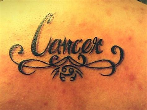 Ovarian cancer cervical cancer teal ribbon temporary tattoos. Gambar Tato Zodiak Cancer - Gambar Barumu