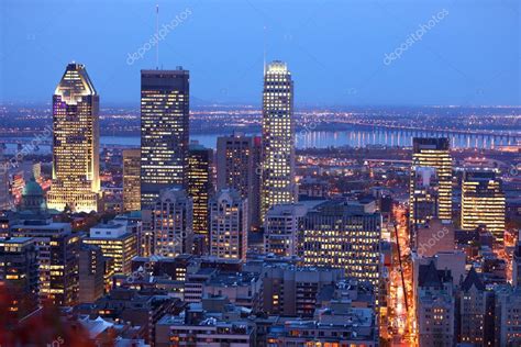 Montreal Skyline By Night — Stock Photo © Maridav 22278001