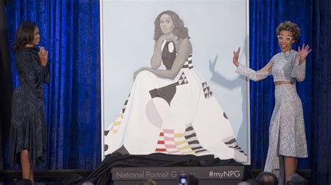 Michelle Obama’s Official Portrait Looks Nothing Like Her Cnn Politics