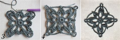 Star Flower Crochet Motif Free Pattern Mezzacraft Sharing The Art