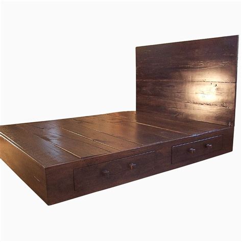 Buy A Hand Made Reclaimed Wood Platform Bed Made To Order From The