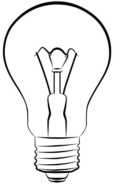 Light Bulb Drawing Clipart Best