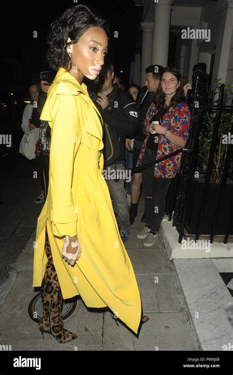 Victoria Beckham X Vogue Party At Marks Club In Mayfair Featuring Winnie Harlow Where London