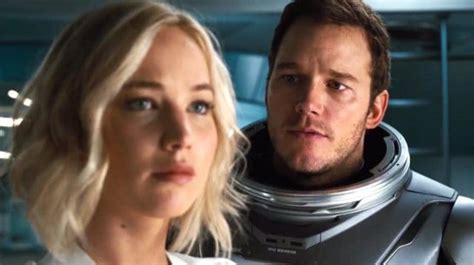 jennifer lawrence and chris pratt crack each other up in passengers blooper reel tvovermind