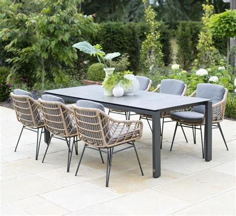 Belonging to brands including 4 seasons outdoor, skyline, houe, les jardins, lyon beton. Open Weave Country Rope All Weather Chairs & Either a Teak ...